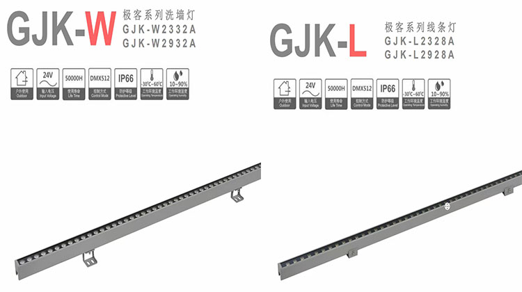 LED線(xiàn)條燈洗墻燈